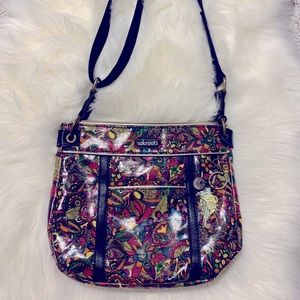 Sakroots Artistic Floral Crossbody Bag
